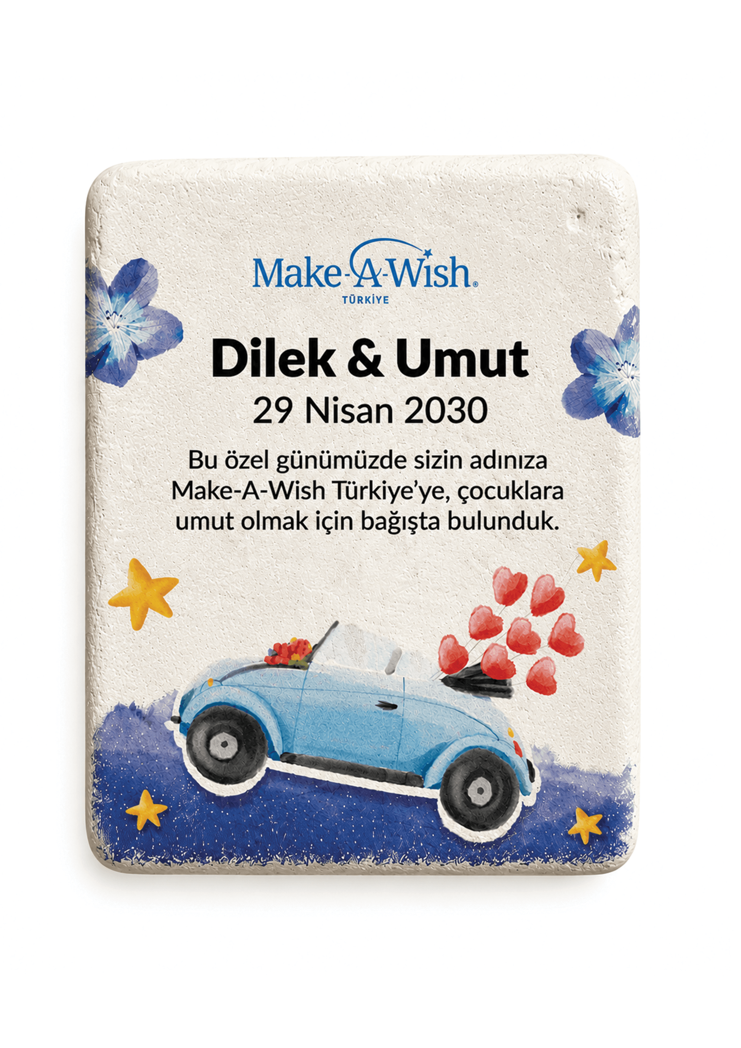 Sevgi Durağı - Özel Gün Taş Magnet
